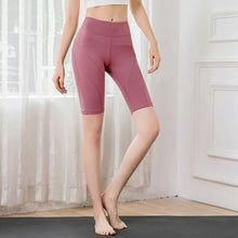 Load image into Gallery viewer, Yangwei Yoga Five-point Pants, Peach Hip Running, Fitness Pants, Fast-drying, Air-permeable, Elastic Hip Raising
