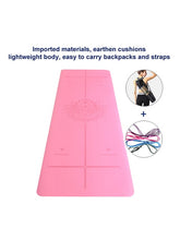 Load image into Gallery viewer, 1830*680*5mm TPE Yoga Mat Non-Slip Sport Gym Soft Pilates Mats Natural Rubber Acupressure Workout Fitness Exercise Mat For Gym