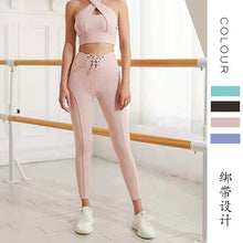 Load image into Gallery viewer, Women's Sports Lycra leggings High Waist Legency Fitness Sports Leggings Tummy Control Yoga Pant Gym Breathable Sportswear S-XL