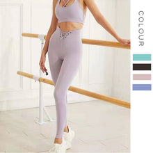 Load image into Gallery viewer, Women's Sports Lycra leggings High Waist Legency Fitness Sports Leggings Tummy Control Yoga Pant Gym Breathable Sportswear S-XL