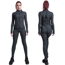 Load image into Gallery viewer, 2019 New quick-drying hip pants slim sports suit outdoor running clothes 2 sets of yoga clothes women's suit