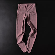 Load image into Gallery viewer, Soft Naked Feel High Waist Gym Fitness Leggings Women Push Up Hip Workout Running Tights Sweat-wicking Stretch Ankle Yoga Pants