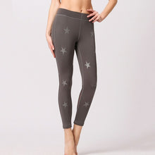 Load image into Gallery viewer, Women Stars Print Yoga Pants Mesh Breathable Sports Leggings Elastic Fitness Clothing Workout Gym Yoga Legging Dance Tights 2019