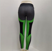 Load image into Gallery viewer, Hot Honeycomb Printed Yoga Pants Women Push Up Sport Leggings Running Leggins Sport Fitness Tights Trousers / 100pcs