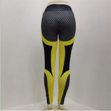 Load image into Gallery viewer, Hot Honeycomb Printed Yoga Pants Women Push Up Sport Leggings Running Leggins Sport Fitness Tights Trousers / 100pcs