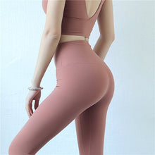 Load image into Gallery viewer, 2019 New Women fitness Hip Up Sport Leggings Yoga Pants High Impact Seamless With Side Pockets GYM Workout Running Jogging Tight