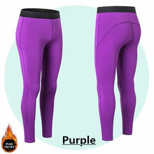 Load image into Gallery viewer, 100p Women&Girls Shapers Sport Tight Fitness Running Long Pants,Quick-dry Wicking Elastic Winter YOGA Plus Velvet Warm Trousers
