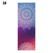 Load image into Gallery viewer, Yoga mat towel printing towel antibacterial non-slip sweat fitness blanket practice Pilates blanket