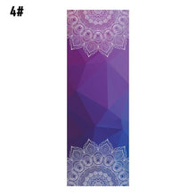 Load image into Gallery viewer, Yoga mat towel printing towel antibacterial non-slip sweat fitness blanket practice Pilates blanket