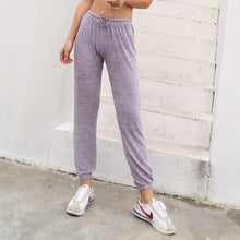 Load image into Gallery viewer, Femal Solid Sweatpants Yoga Loose Pants Shockproof Gym  Full Length Fitness Gym Sports Running Leggings Beauty Hip Style Pants