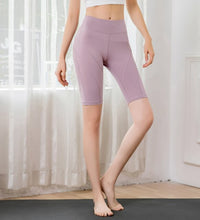 Load image into Gallery viewer, Yangwei Yoga Five-point Pants, Peach Hip Running, Fitness Pants, Fast-drying, Air-permeable, Elastic Hip Raising