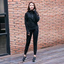 Load image into Gallery viewer, Women&#39;s Tracksuits Sweatshirt and Pants 2 Pcs Set Women Gym Fitness Sport Suits Jogging Suits Ladies Clothing