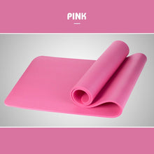 Load image into Gallery viewer, Women Yoga Mat Workout Fitness Gymnastics Mats Bag Carrier Thick Knee Exercise Pad Accupressure Mat 1830*610*10mm