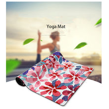 Load image into Gallery viewer, Leisure time sports yoga mat printing The bright skid resistance environmental protection Natural rubber Not allergic