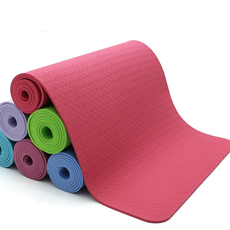 TPE 6MM Chastep Yoga Mats Double Colors Firm Quality