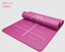 Load image into Gallery viewer, Pip Body Line Yoga Mat Home Widening Mat Beginner Mat Fitness Thickening Is Female Dance natural rubber yoga mat