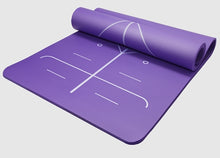 Load image into Gallery viewer, Pip Body Line Yoga Mat Home Widening Mat Beginner Mat Fitness Thickening Is Female Dance natural rubber yoga mat
