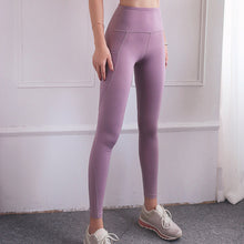 Load image into Gallery viewer, SOISOU Leggings Sport Women Fitness Tight yoga pants Mesh Stitching gym leggings yoga leggings