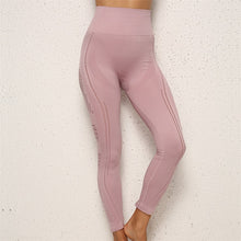 Load image into Gallery viewer, Hot Women Yoga Pants Seamless Tight Fitness Exercise Running Hip Lifting Bottoming Pants  MVI-ing