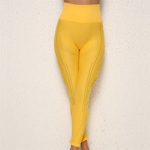 Load image into Gallery viewer, Hot Women Yoga Pants Seamless Tight Fitness Exercise Running Hip Lifting Bottoming Pants  MVI-ing