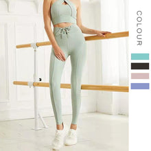 Load image into Gallery viewer, Women&#39;s Sports Lycra leggings High Waist Legency Fitness Sports Leggings Tummy Control Yoga Pant Gym Breathable Sportswear S-XL