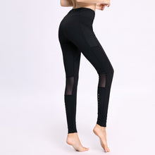 Load image into Gallery viewer, Women Gauze Yoga Pants High Waist Sport Leggings Breathable Gym Leggings Run Fitness Yoga Leggings Pocket Tights XL Sport Pants