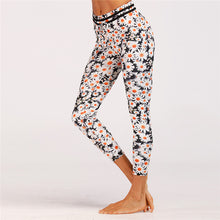 Load image into Gallery viewer, Plus Size Legins Sexy Legging Slim High Waist Yoga Pants Flower Print Leggings Quick-drying Leggins For Women Sport Legging