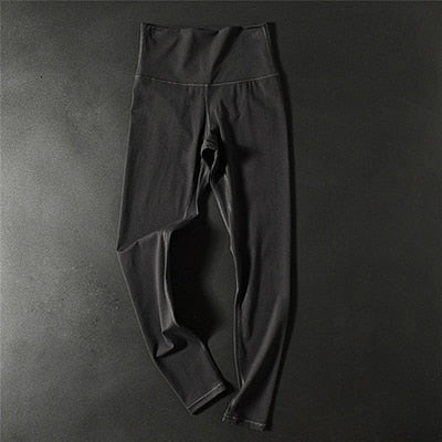 Soft Naked Feel High Waist Gym Fitness Leggings Women Push Up Hip Workout Running Tights Sweat-wicking Stretch Ankle Yoga Pants