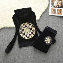 Load image into Gallery viewer, 2019 Women&#39;s Yoga Set  Fitness Clothing Women Sweatshirt Pants Sets PINK Velvet Tracksuit Women Velour smooth soft Suit