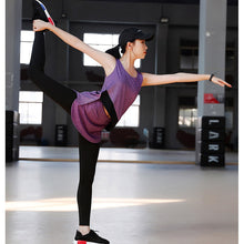 Load image into Gallery viewer, Women&#39;s Solid Yoga Set Sport Vest+Fake Two-piece Pants Sportswear Breathable Gym Running Dance Fitness Clothing 2019 Sports Suit