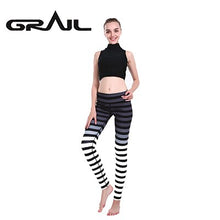 Load image into Gallery viewer, GRAIL Outdoor Woman Stripe Leggings Digital Printed Tights Trousers Stripe Legging Slim Mid Waist Legins Fitness Clothes
