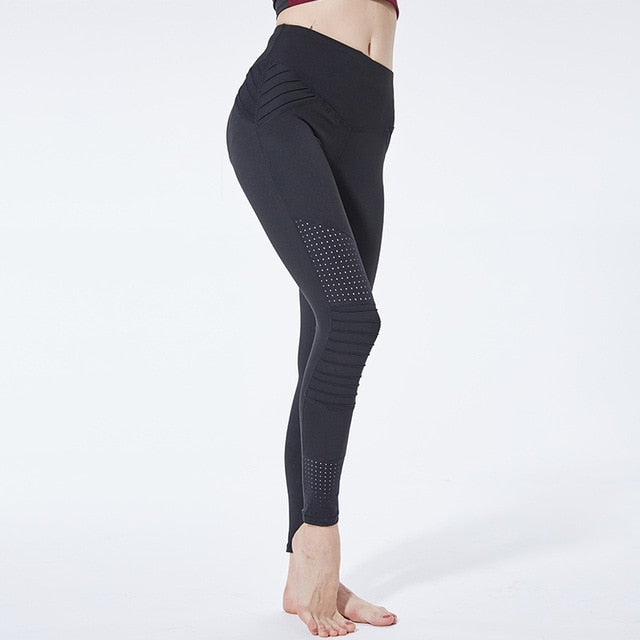 2019 New Women Leggings Sport Fitness Yoga Full Pants For Femmeshigh Waist Elastic Recovery Activewear Top Quality Tight Legging