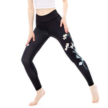 Load image into Gallery viewer, Flower Women High Waist Yoga Leggings Sport Sexy Workout Female Fitness Running Super Stretchy Full Yoga Pants Top Quality Sport