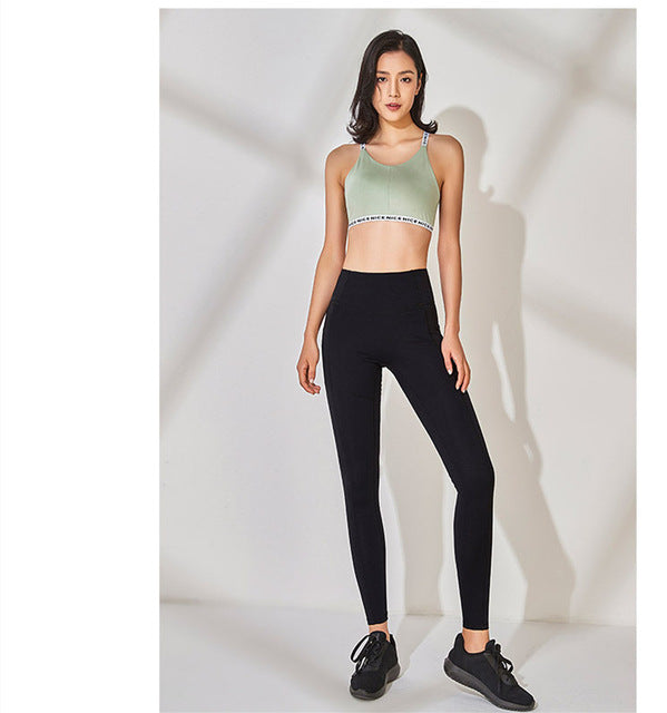 Women High Waist Yoga Leggings Black Sport Sexy Workout Female Fitness Running Super Stretchy Full Yoga Pants Top Quality Sport