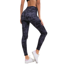 Load image into Gallery viewer, New arrival Women High Waist Out Pocket Printed Yoga Leggings Tummy Control Workout Running leggings 4 Way Stretch tight