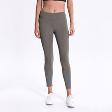 Load image into Gallery viewer, Women capris sports gym crop sexy tummy control reflective running leggings super quality 4 way stretch No-see through fabric