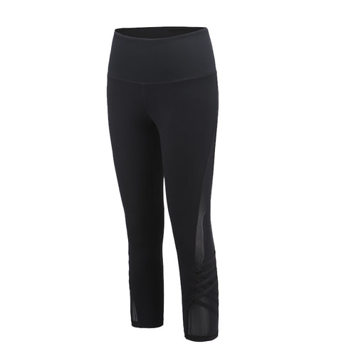 2019 NWT woman capris Net Yarn sexy gym capris super quality stretch fabric size us4-us12 free shpping