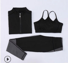 Load image into Gallery viewer, FREE SHIPPING!!! Fashion sports apparel sets sports suits jacket bra pants