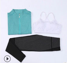 Load image into Gallery viewer, FREE SHIPPING!!! Fashion sports apparel sets sports suits jacket bra pants