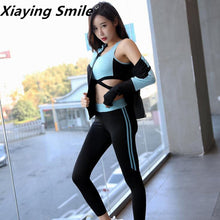 Load image into Gallery viewer, Xiaying Smile Fitness Women Lift the Hip Tights Pants Wholesale Elastic High Waist Running Breathble Pants Fitness Sports Yoga