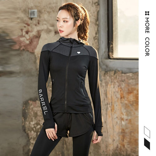 Spring And Autumn New Long Sleeve Pants Yoga Suit For Women High Elastic Sweat Sweating Sports Suit Yoga Suit