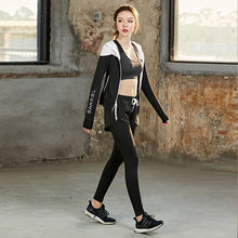 Load image into Gallery viewer, Spring And Autumn New Long Sleeve Pants Yoga Suit For Women High Elastic Sweat Sweating Sports Suit Yoga Suit