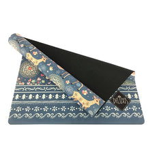 Load image into Gallery viewer, Rubber Yoga Mat Deer Pattern Goddess Mat Fitness Dance Sports Flower Mat 183x61x0.35cm