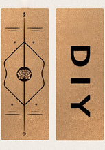 Load image into Gallery viewer, Fitness Nature Printed Wooden Jute Design Tasteless Cork Jute Yoga Mat