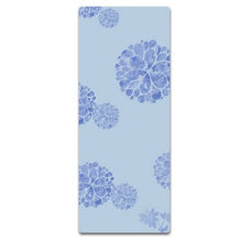 Load image into Gallery viewer, free shipping heat transfer printing high quality natural rubber yoga mat with soft surface, folding 	yoga mat thick