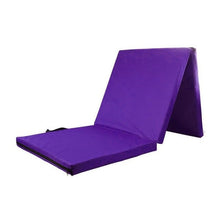 Load image into Gallery viewer, Portable Gymnastics Mat Folding Panel PVC Yoga Mats Stretching Fitness Exercise Tumbling Rolling Pad Outdoor Camping Damp Proof
