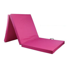 Load image into Gallery viewer, Portable Gymnastics Mat Folding Panel PVC Yoga Mats Stretching Fitness Exercise Tumbling Rolling Pad Outdoor Camping Damp Proof