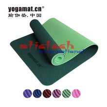 Load image into Gallery viewer, by dhl or ems 5pcs TPE Yoga mat fitness Three parts environmental tasteless        fitness yoga gym exercise mats 183*61*0.6