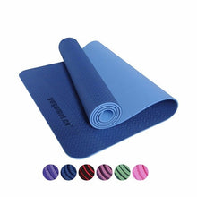 Load image into Gallery viewer, by dhl or ems 5pcs TPE Yoga mat fitness Three parts environmental tasteless        fitness yoga gym exercise mats 183*61*0.6