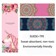 Load image into Gallery viewer, 5.5mm Yoga Mat Non-slip Fitness Slim Natural Rubber esterilla Yoga Gym Mats Environmental Tasteless Pad Fitness Mat